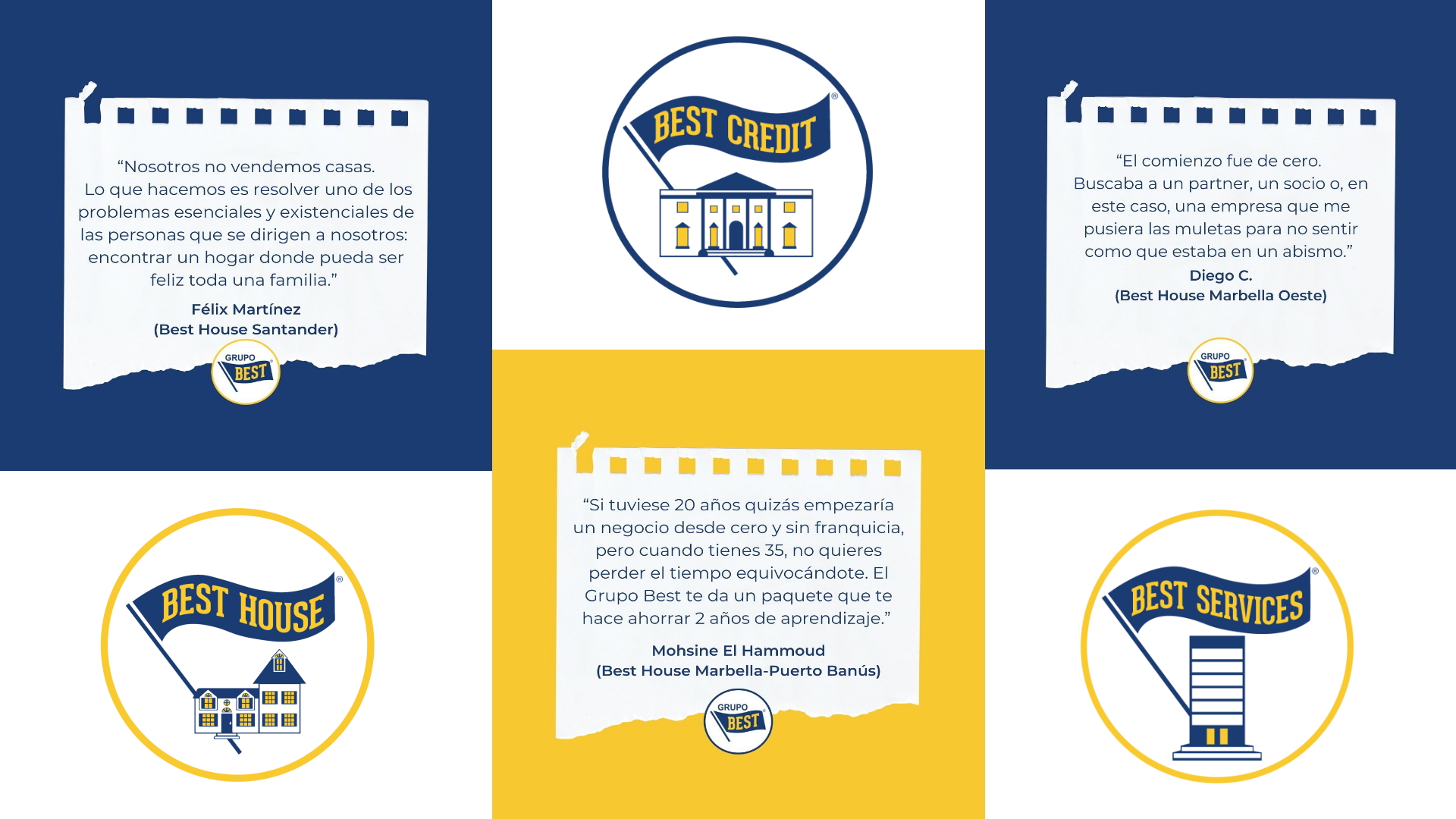 La Franquicia BEST HOUSE cuenta con las mejores opiniones basadas en la experiencia - las de sus propios franquiciados