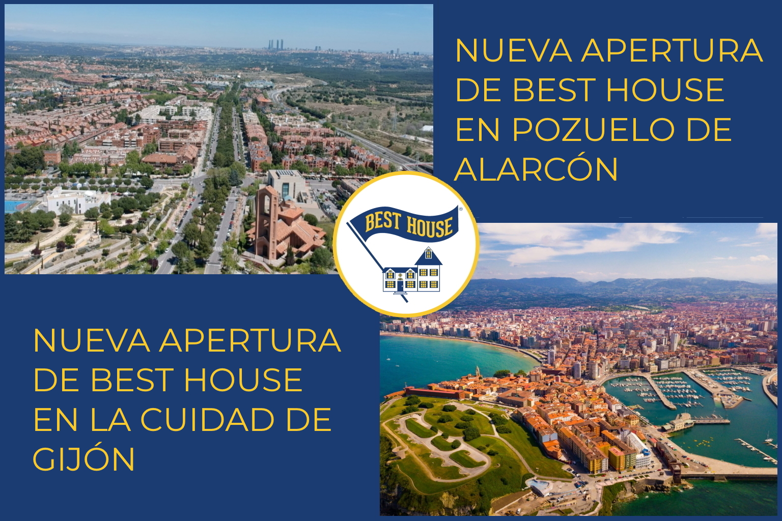 Nuevas aperturas de BEST HOUSE en Gijón y Pozuelo de Alarcón