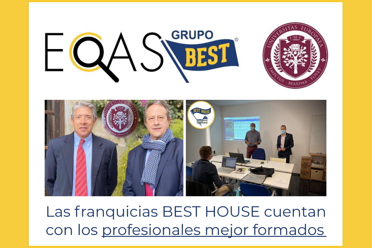 Las Franquicias BEST HOUSE, líderes en profesionalización y formación, cuentan con los profesionales mejor formados de los sectores Inmobiliario y Financiero