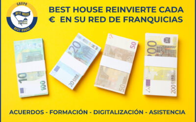 BEST HOUSE es la única franquicia inmobiliaria que reinvierte todos sus beneficios en su red de agencias