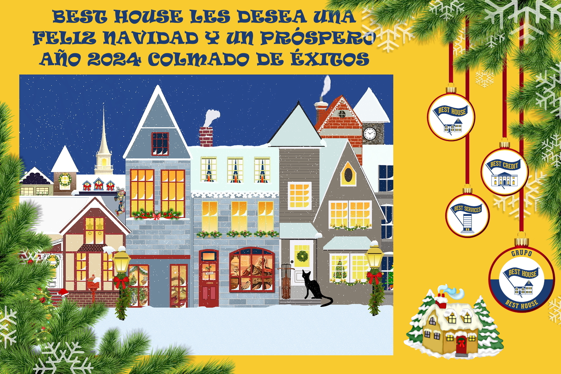 El GRUPO BEST HOUSE le desea una 🎄🥂🎅 FELIZ NAVIDAD