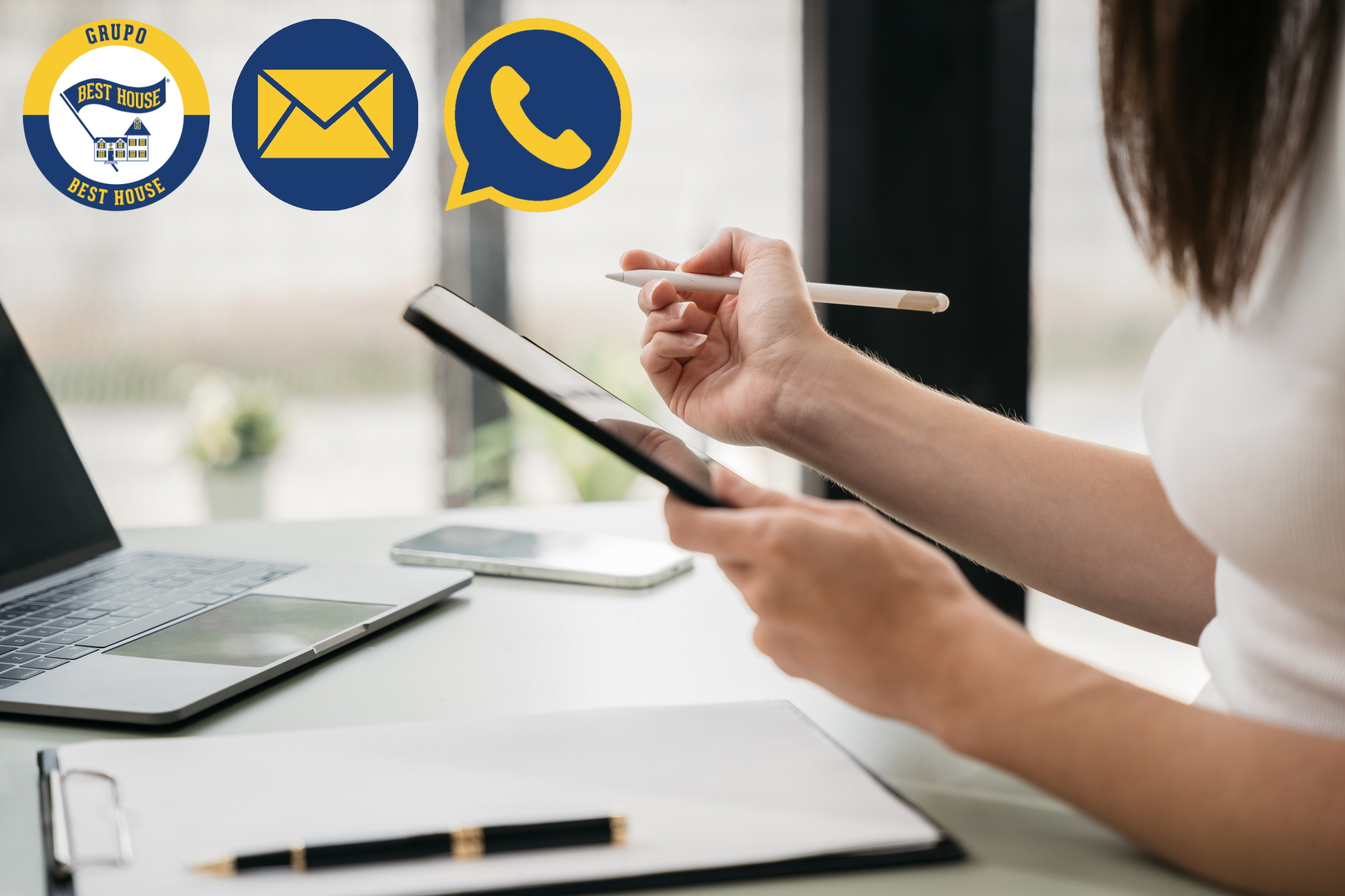 La importancia del Correo Electrónico y el WhatsApp en el trabajo inmobiliario, por BEST HOUSE