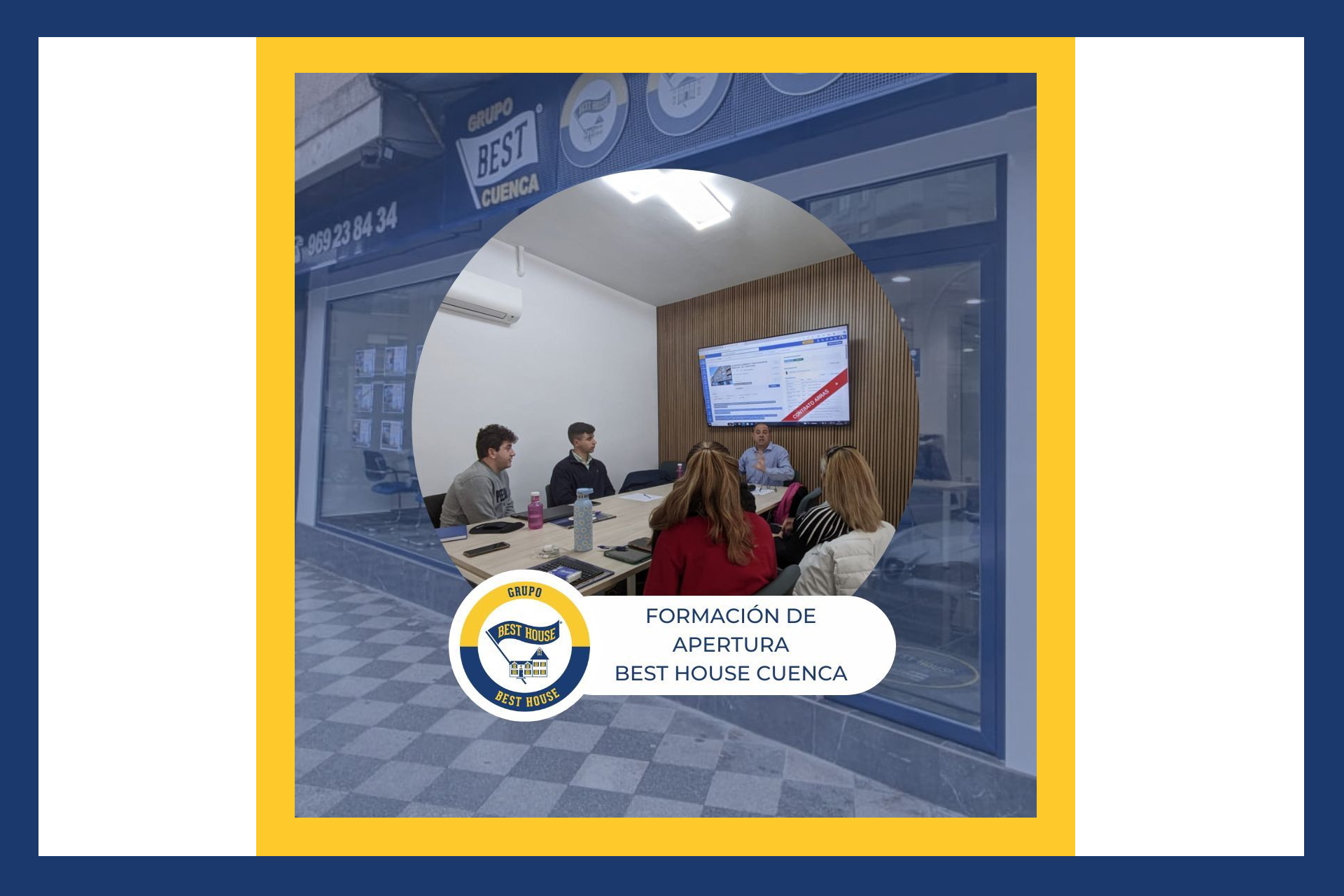 Nuestros franquiciados del Grupo BEST HOUSE en Cuenca reciben su Formación de Apertura