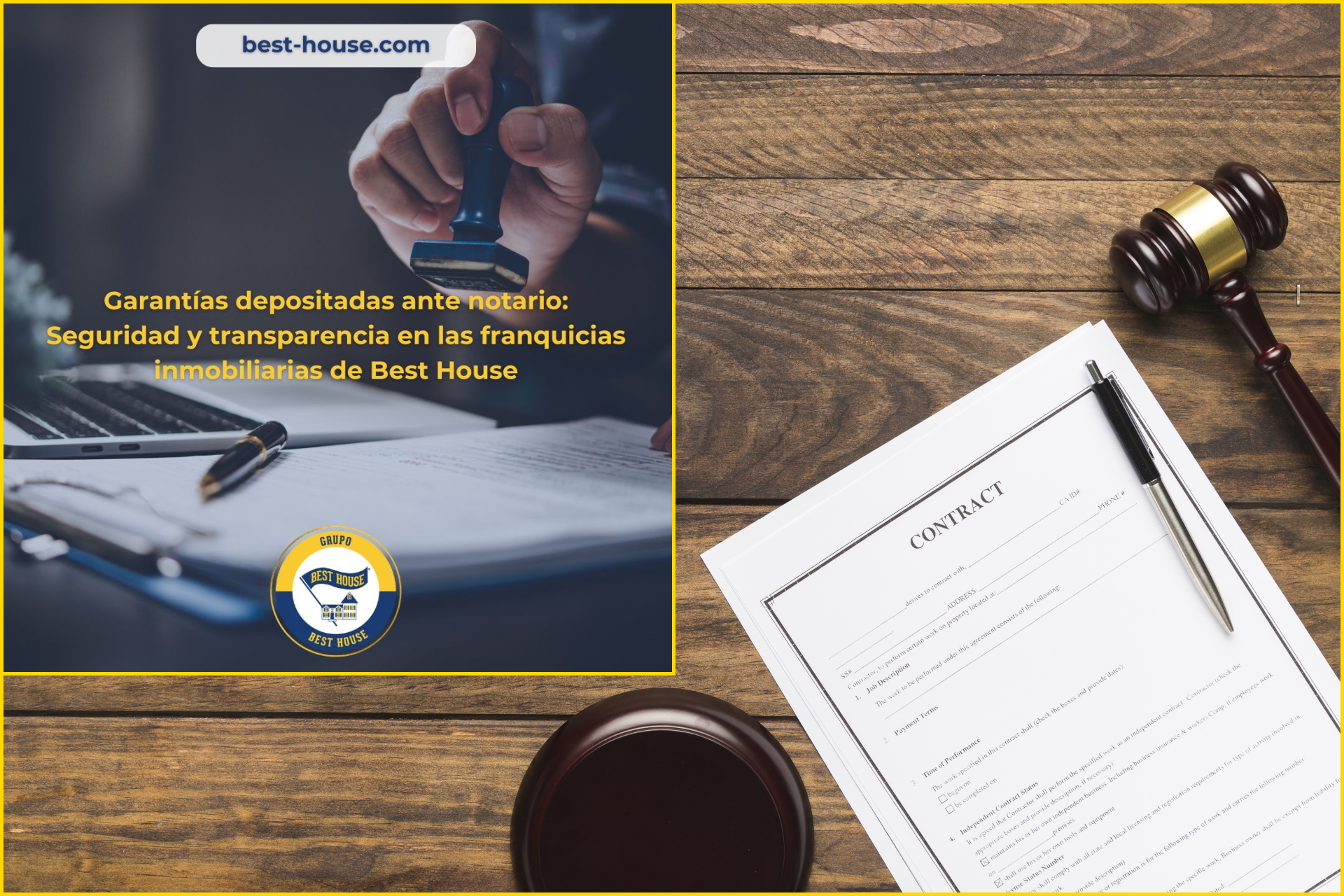 Garantías depositadas Ante Notario: Seguridad y Transparencia en las Franquicias Inmobiliarias de BEST HOUSE