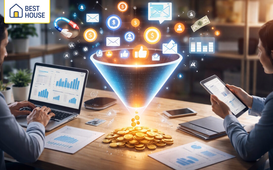 Cómo crear un embudo de captación digital que realmente convierta, por Best House