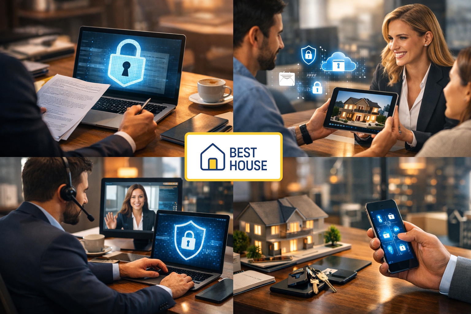 Best House analiza: Seguridad digital para agentes inmobiliarios - Protección de datos y dispositivos