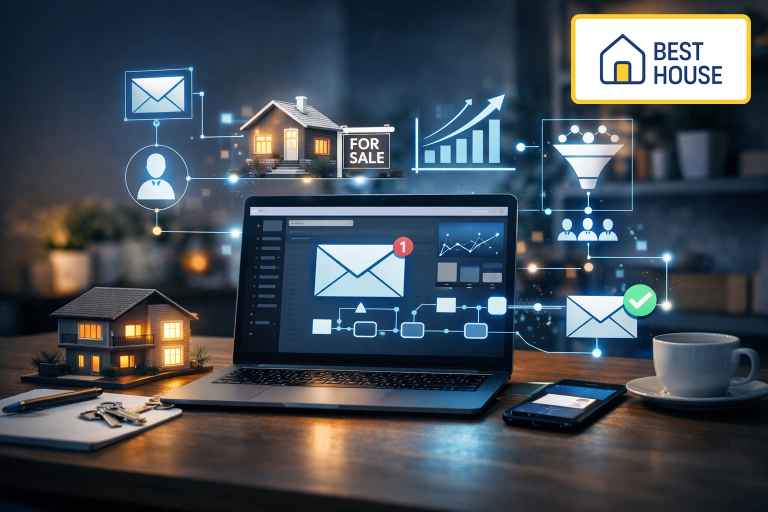 Email marketing inmobiliario que Convierte - Secuencias y Automatizaciones, por Best House