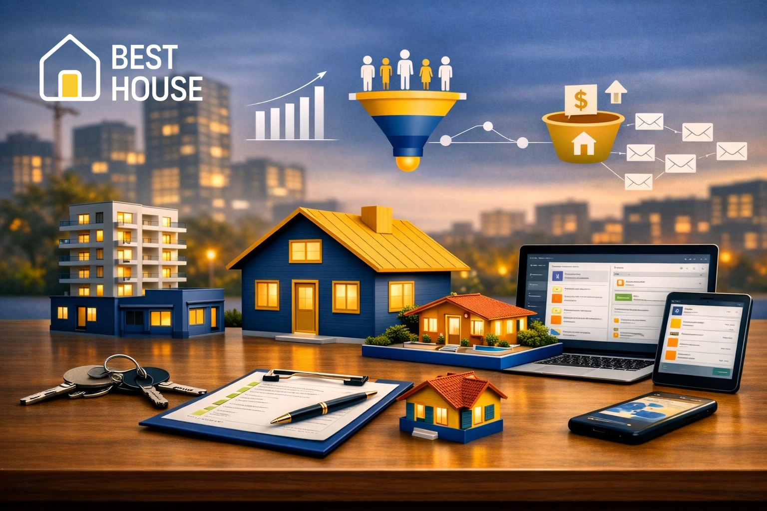 Best House analiza: Cómo montar una Cartera de Captaciones Rentable - Procesos, Métricas y Automatización