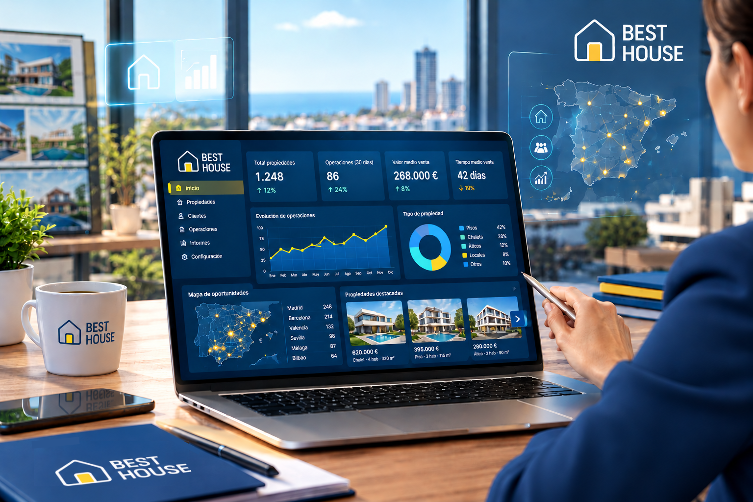 Cómo utilizar dashboards para tomar mejores decisiones inmobiliarias, por Best House